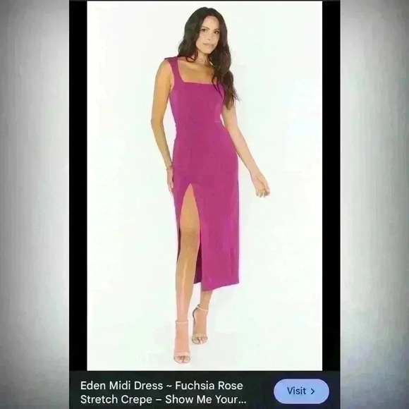 Show Me Your MuMu Eden Midi Dress - Picture 1 of 6
